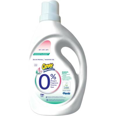 Clovin Gel na praní univerzální, hypoalergenní, pro barvy 1,56 l, 26 praní