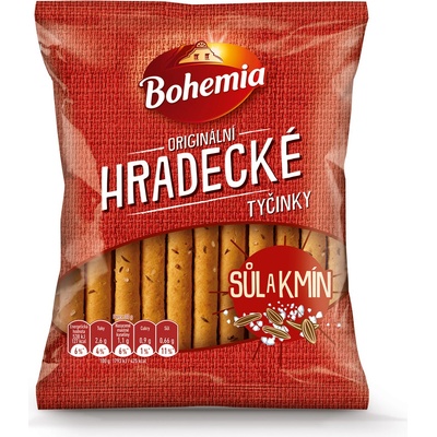 Bohemia Hradecké tyčinky kmín sůl 90 g