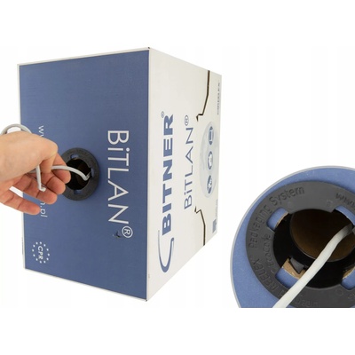 BITNER UTP BITNER Cat. 5e 24AWG Сив, меден кабел (UTP BITNER Cat.5e)