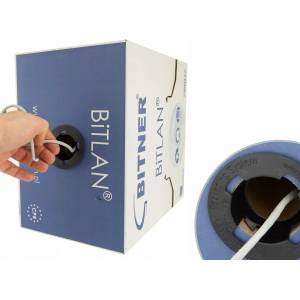 BITNER UTP BITNER Cat. 5e 24AWG Сив, меден кабел (UTP BITNER Cat.5e)