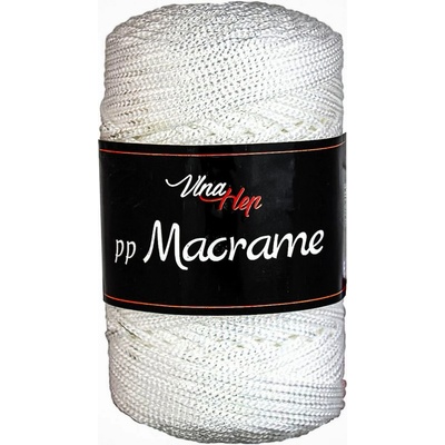 Vlna - Hep pp Macrame 4002 bílá