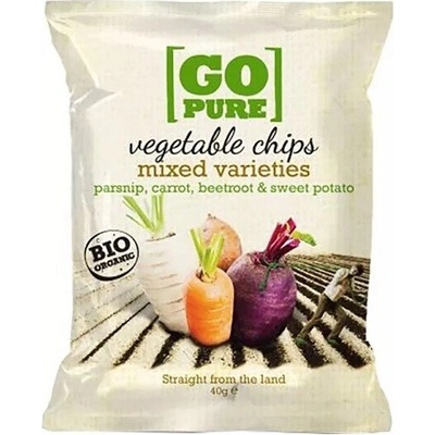 Go Pure Zeleninové chipsy BIO 40 g