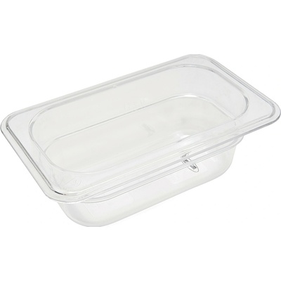 Gastronádoba 1/9 GN - hloubka 6,5 cm - 17,6 x 10,8 cm - polykarbonát