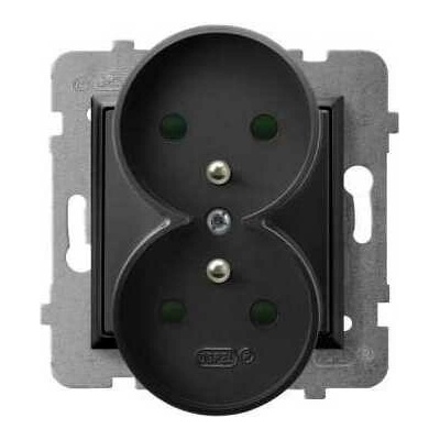 Ospel Aria Double Socket GP-2UZP/M/33