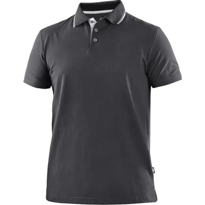 CXS Henry pánske krátky rukáv antracitovo-biela