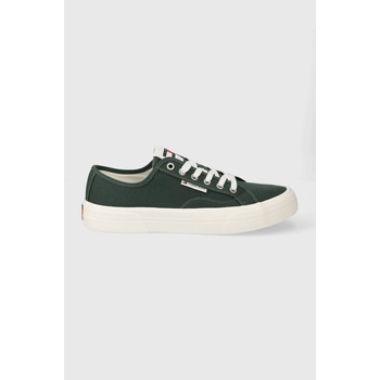 Tommy Jeans Ниски кецове Tommy Jeans TJM LACE UP CANVAS COLOR в зелено EM0EM01365 (EM0EM01365)