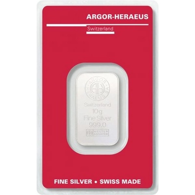 Argor-Heraeus stříbrný slitek SA 10 g – Zbozi.Blesk.cz