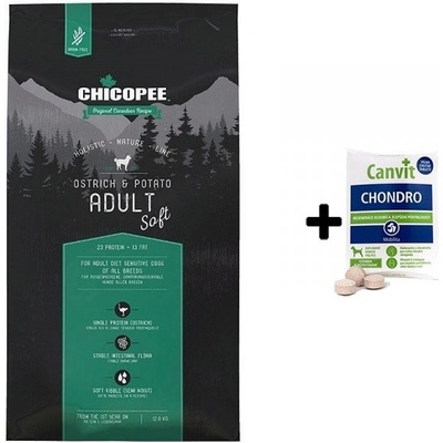 Chicopee Holistic Soft Adult Ostrich & Potato 12 kg