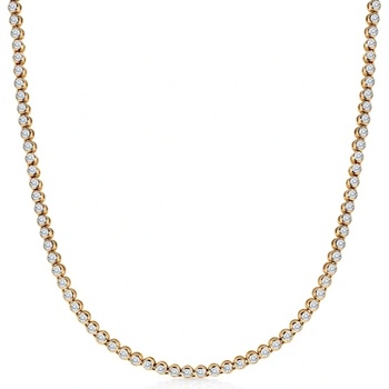 SAVICKI Колие Savicki: злато 585, цирконий