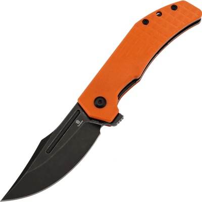 Tenable Knives Orion Blackwash 14C28N, Oranžová G10+ Frag Pattern