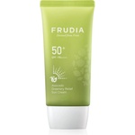 FRUDIA Sun Avocado Greenery Relief хидратиращ защитен крем за чувствителна кожа на лицето SPF 50+ 50 гр