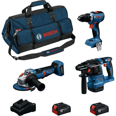 Bosch GSR18V-65 + GBH18V-22 + GWS18V-11PS 0615A500FL