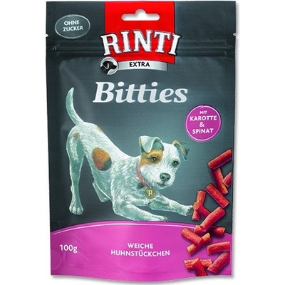 RINTI Extra Bitties karotka & špenát 100 g