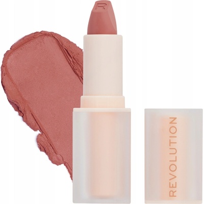 Makeup Revolution Lip Allure Soft Satin Lipstick krémová rtěnka se saténovým finišem Brunch Pink Nude 3,2 g