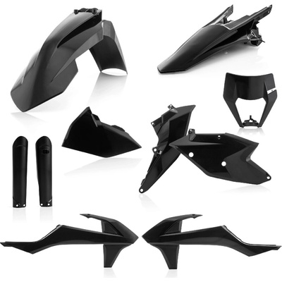 Acerbis plastový full kit sa hodí pre KTM EX / EX-F 17/19 čierna