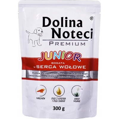 Dolina Noteci Premium Junior bohaté na hovädzie srdce 300 g