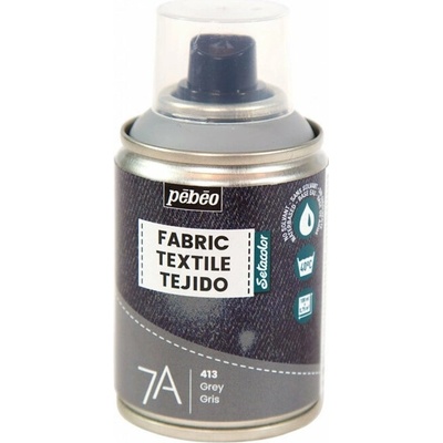Pébéo 7A farba na textil ve spreji 100 ml 13 grey