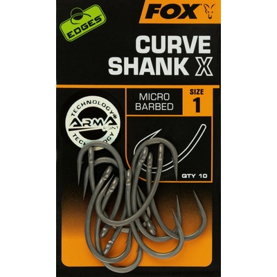 Fox Edges Curve Shank X Hooks vel.2 10 ks