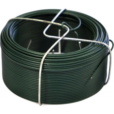 Vázací drát poplastovaný (PVC) 1,4 mm, délka 50 m zelený