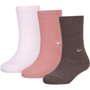 Nike Чорапи Nike 3 Pack Super Soft Cozy Crew Socks - Pink Foam