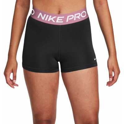 Nike dámske športové šortky NP 365 short 3" čierna biela ružová