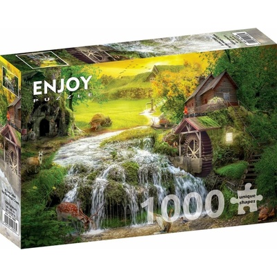 ENJOY Srub u kouzelné říčky 1000 dílků