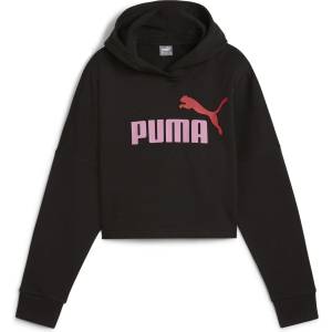 PUMA Детски суичър Puma Ess Logo Cropped Hoodie G Hoody Unisex Kids - Puma Black
