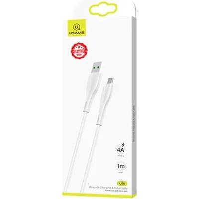 Usams SJ375 Fast Charge 4A microUSB Dátový 1m bílý