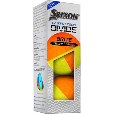 Srixon Q-Star Tour Divide žlutá/oranžová 3 ks – Zboží Dáma Srixon Q-Star Tour Divide žlutá/oranžová 3 ks – Zboží Dáma