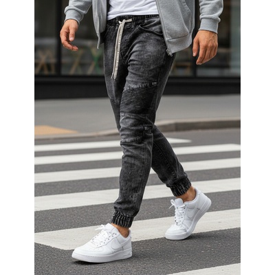 Prešívané joggery UX3225 šedé
