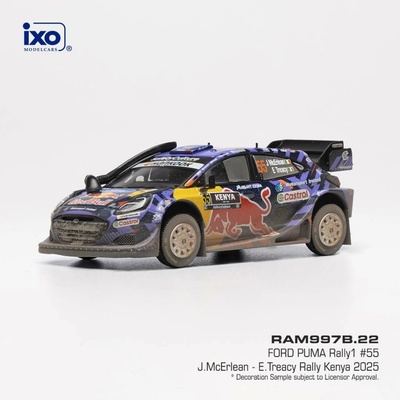 IXO Ford Puma Rally1 Rally Kenya 2025 5 McErLean Treacy 1:43