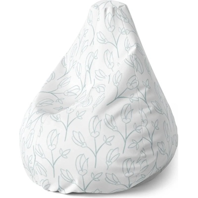 Sablio Sedací vak Pear Poupátka 70 x 95 x 15 cm