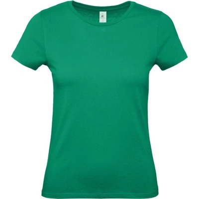 B&C Tričko B&C E150 dámské krátký rukáv COT 01002T52000 Zelená kelly