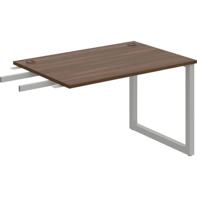 OFFICE PRO s.r.o. HOBIS prídavný stôl do uhla - US O 1200 RU, hĺbka 80 cm, orech
