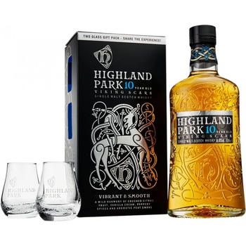 Highland Park 10y 40% 0,7 l (dárkové balení 2 sklenice)