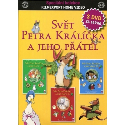 Svět Petra Králička a jeho přátel 1-3 DVD