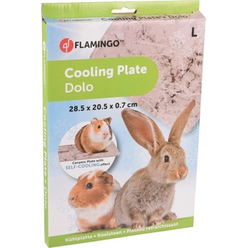 Flamingo Chladící keramická podložka pro hlodavce L 28 x 20 x 0,7 cm