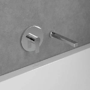 Villeroy & Boch Architectura едноръкохватков смесител за душ за вграждане, гланциран хром, без тяло за вграждане (TVS10335200061)