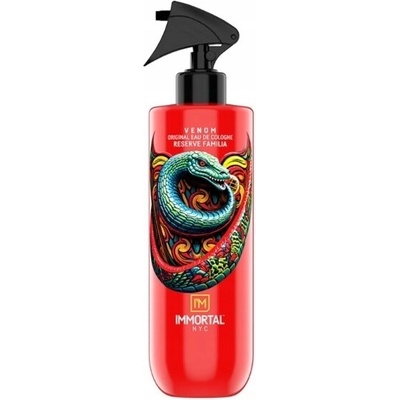 Immortal Venom Barber kolínská voda pánská 500 ml