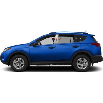 Nerez obloženie okien Toyota RAV4 2013-2018