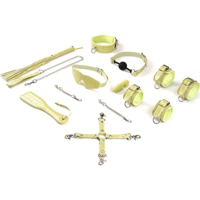 Liebe Seele sada Bondage Macaron 9ks Bondage Kit-Melon