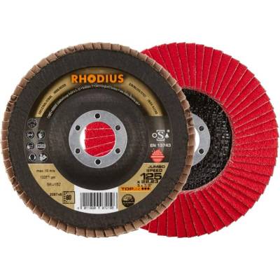 RHODIUS Lamelový brusný kotouč JUMBO SPEED EXTENDED 125 x 22,23 P80 TOPline 208748