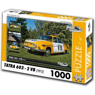 Retro cars - Puzzle Tatra 603 - 2 VB II (1975) - 1 000 piese