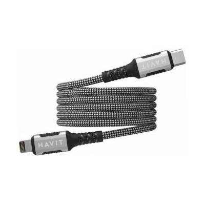 Havit CB6298 Magnetický USB typu C-Lightning 1m černý
