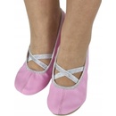 Mládežnícke topánky baleríny pre detské spoločenstvo biele