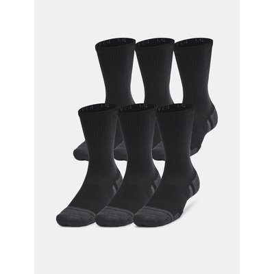 Under Armour Unisex UA Perf Tech 6 бр. чорапи Crew Under Armour | Cheren | МЪЖЕ | M