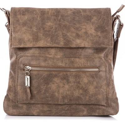 Bag Street kabelka přes rameno crossbody 3423-1 hnědá