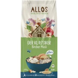 Allos Био класическо Bircher мюсли - 650 г