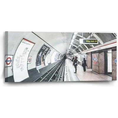 Sablio Obraz Stanice metra - 110x50 cm