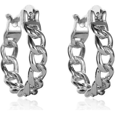 Majya stříbrné náušnice KROUŽKY 10375